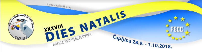 INVITATION FECC DIES NATALIS 2018 – 28 September – 1 October Čapljina Bosnia Herzegovina